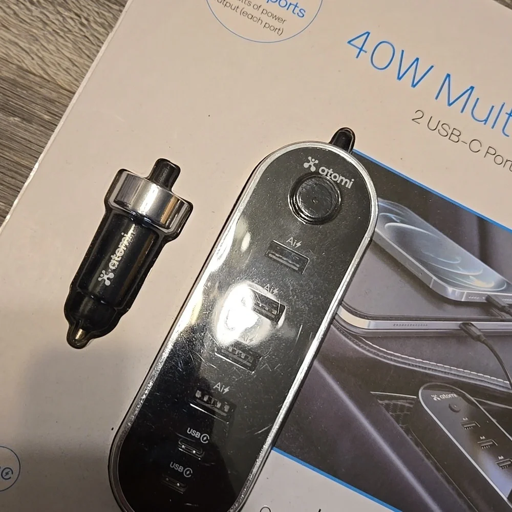 NiP Atomi 40W Multiport Car Charger 2 Pk